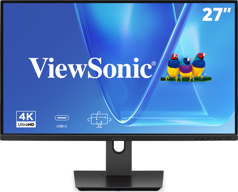 ViewSonic VG2719U-4K 27吋人體工學顯示器(IPS/UHD/USB-C/內建雙喇叭